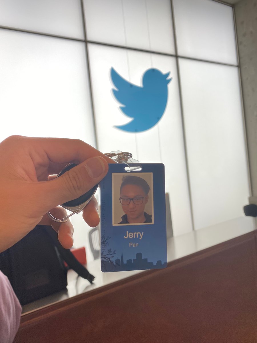 My Twitter employee badge